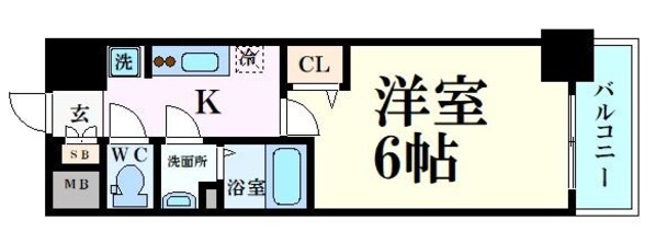 三ノ宮駅 徒歩7分 10階の物件間取画像